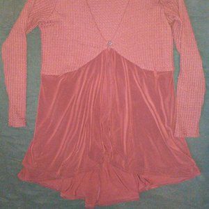 4/$20 | Sympli Purple One button flowy Cardigan